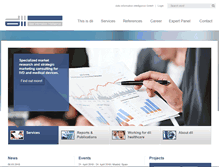 Tablet Screenshot of dii-healthcare.com